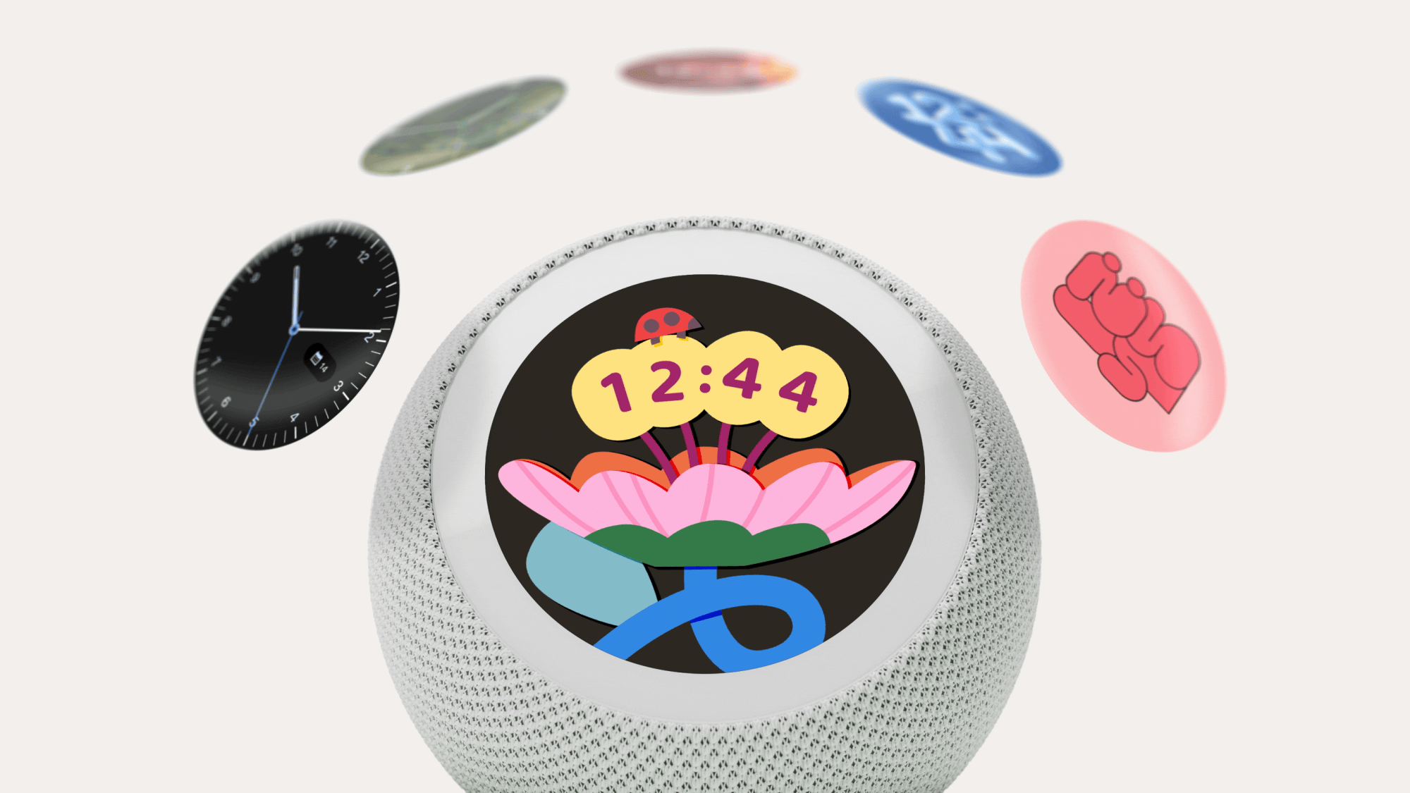 Đồng hồ báo thức thông minh Echo Time của Amazon. (Ảnh: Amazon) Media